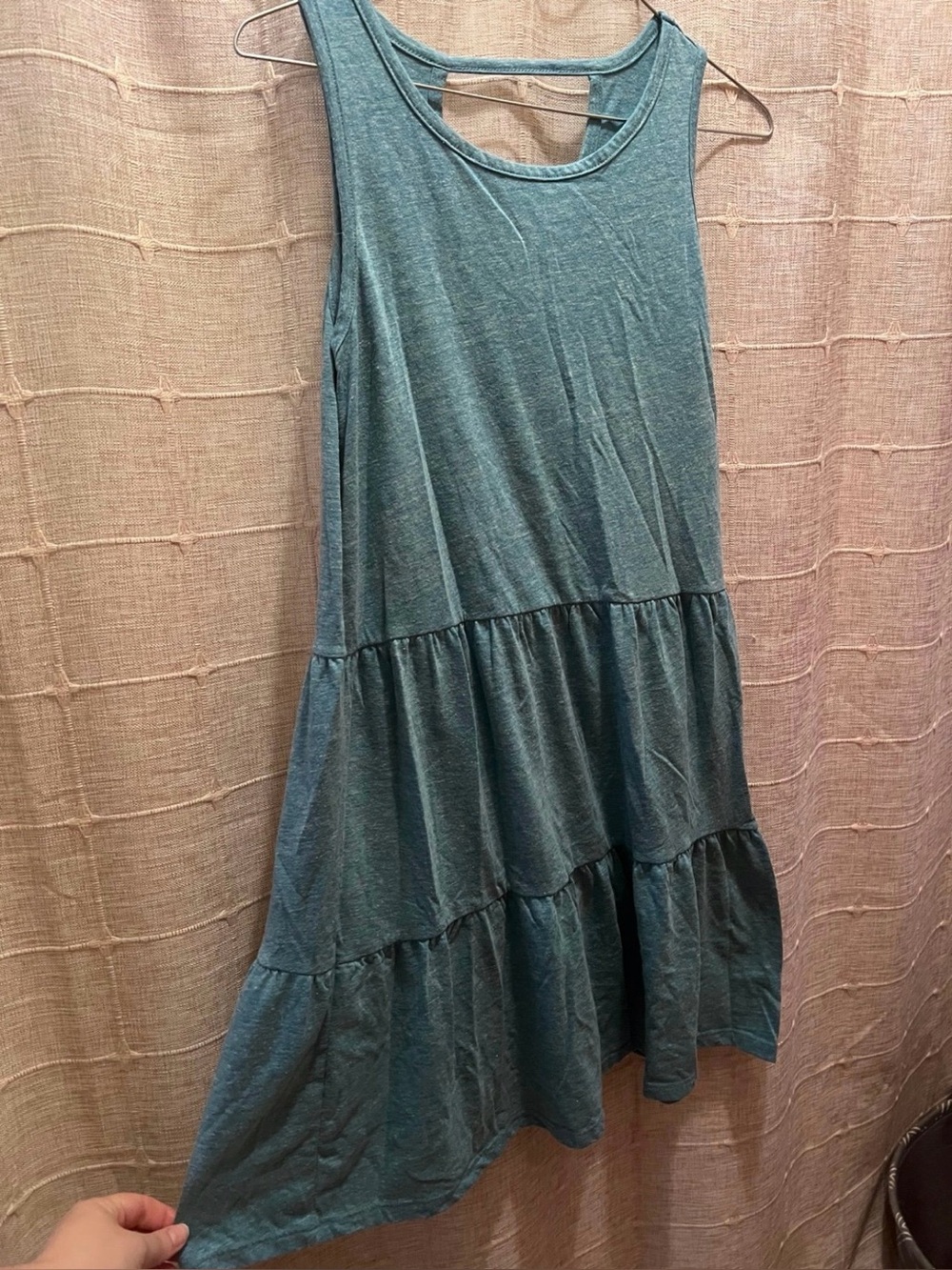 Stylish Teal Sleeveless Dress